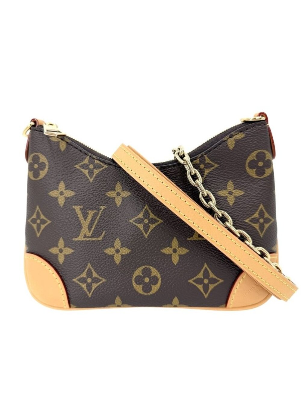 Louis Vuitton 2-Way Nano Boulogne Shoulder Bag Crossbody Monogram Canvas Brown